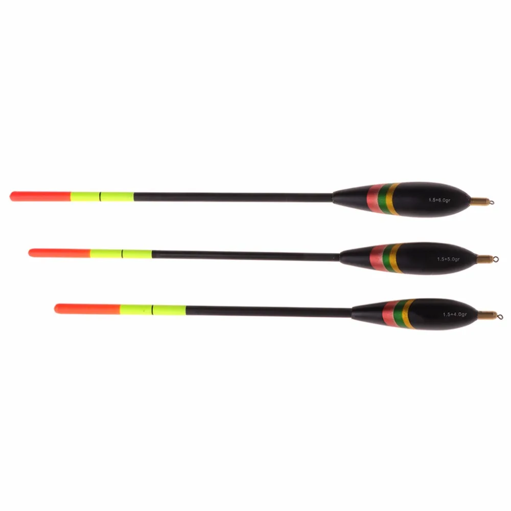 Buy 3 Pcs/set Fishing Float With Lead Sinker Buoy Buoyance 4.6g 6g Weight 20cm