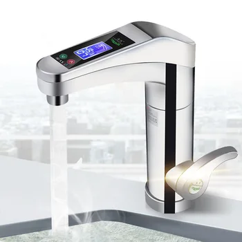 

500-3500W Large Touch-screen Electric Water Heater Rotatable Water Faucet Instant Faucet Hot And Cold For Bathroom Kitchen