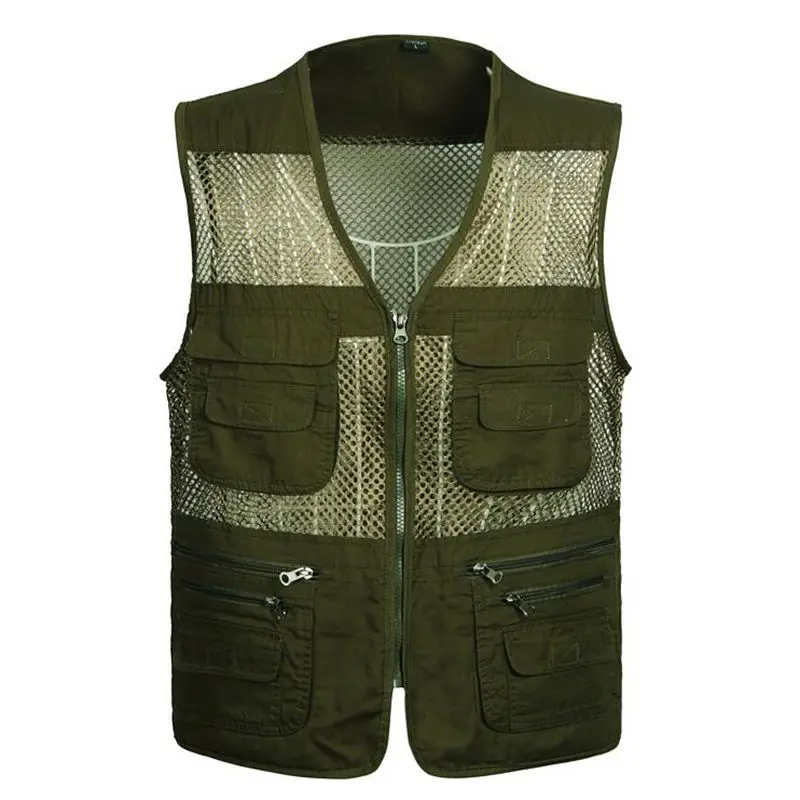 Men's Photographer Vest Multi-Pockets Cheap Vests Out-door Shooting Hunt Waistcoat Vest Walking Travel Vest plus size S-4XL Men's Photographer Vest Multi-Pockets Cheap Vests Out-door Shooting Hunt Waistcoat Vest Walking Travel Vest plus size S-4XL