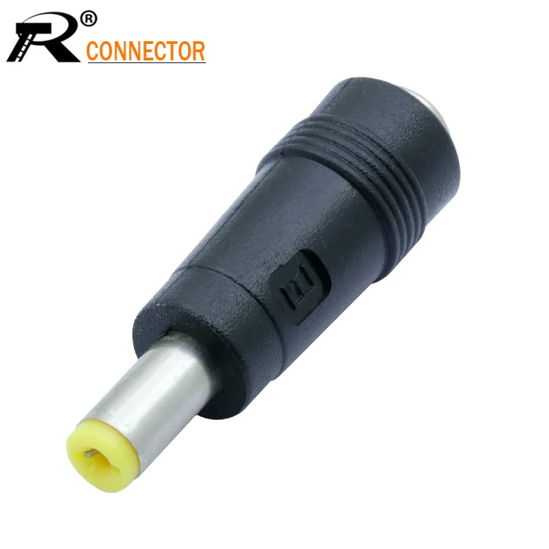 

3pcs DC 5517 Power Plug 5.5X2.1mm DC Power Female Plug Jack socket to Male Plug Adapter 5.5x1.7mm Laptop travel connector