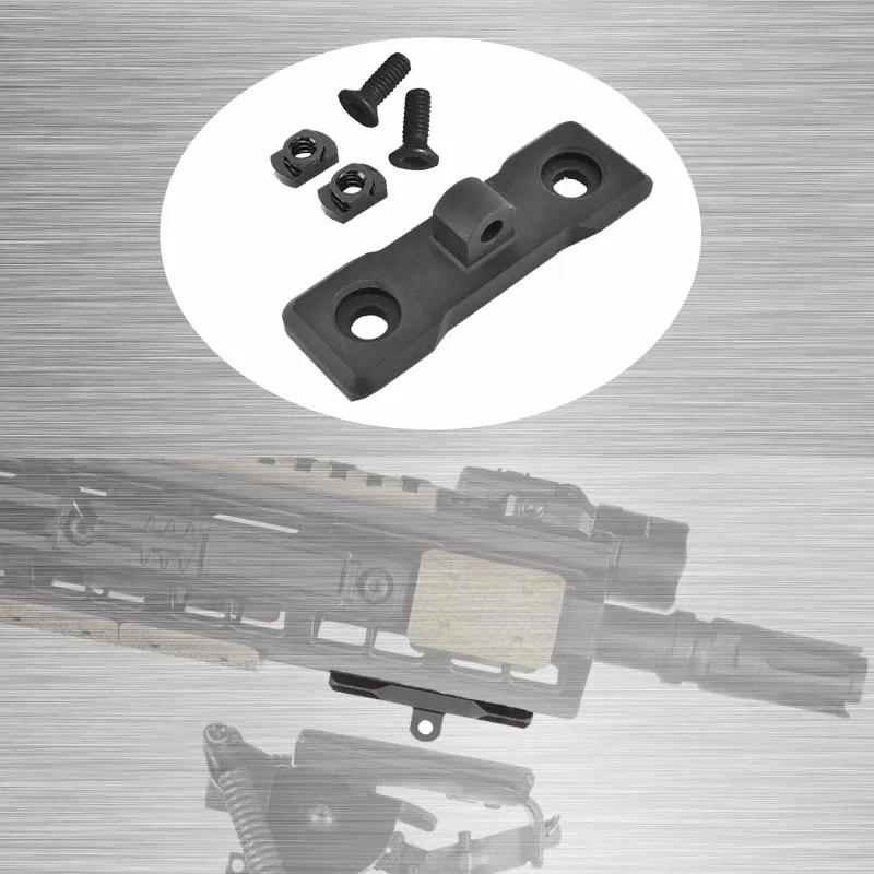 Tactical M LOK Bipod Mount Handguard Adapter Low Profile AR15 Rifle Accessory Harris Bipods