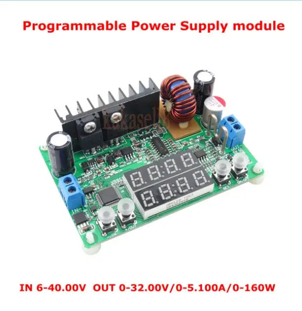 

DC-DC 5A 6-40v to 0-32v 12v 24v Adjustable Buck Converter Step Down Power Supply Module voltage current meter LED driver