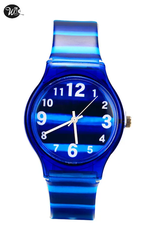 

WL brand casual girls fashion women creative design waterproof sports Silicon watch children cartoon plastic watch