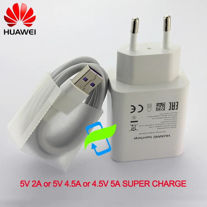 

Original Huawei P30 SuperCharge Wall Travel Quick 3.0 Fast Charger Adapter 5A Type C Cable For P 20 Lite Mate 9 10 X Pro 10 Plus