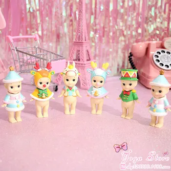 

Popular Cute Doll Angel Baby Christmas Reindeer Snowman Series Random Blind Box Decoration Doll Meng
