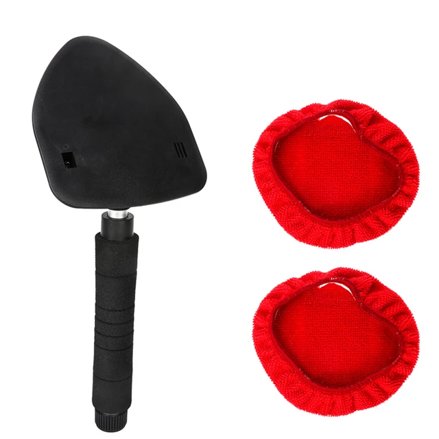 Microfiber Soft Car Duster Extendable 180 Degree Rotation Car Home Cleaning Brush with 2 PCS Cleaning Heads