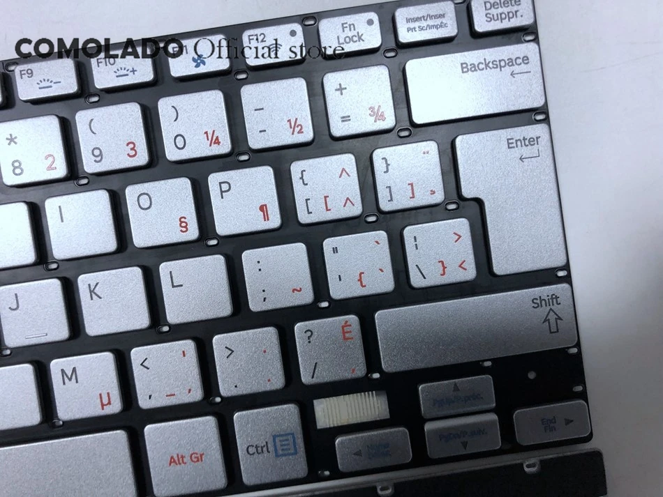 CA Canada keyboard For Samsung 730U3E NP730U3E 740U3E NP740U3E Silver With backlit Laptop keyboard CA layout -2
