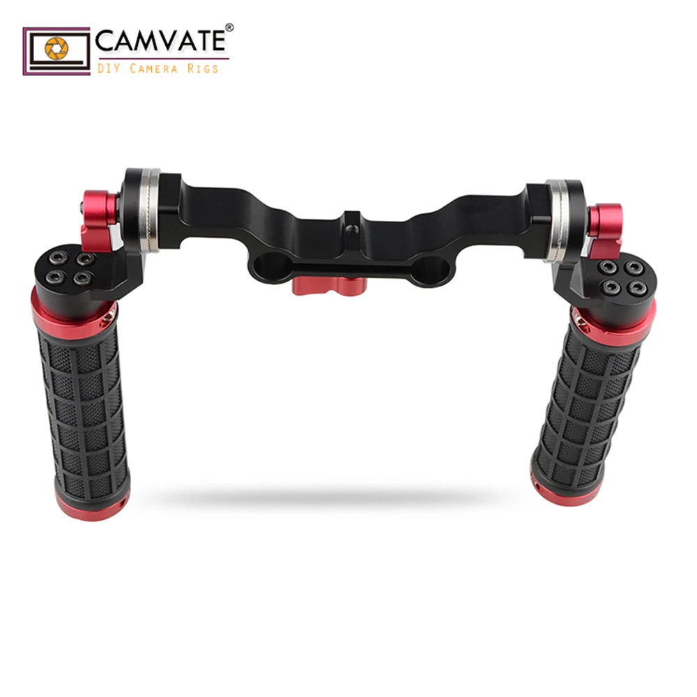 CAMVATE 15mm Rod & Soft rubber grip Shoulder
