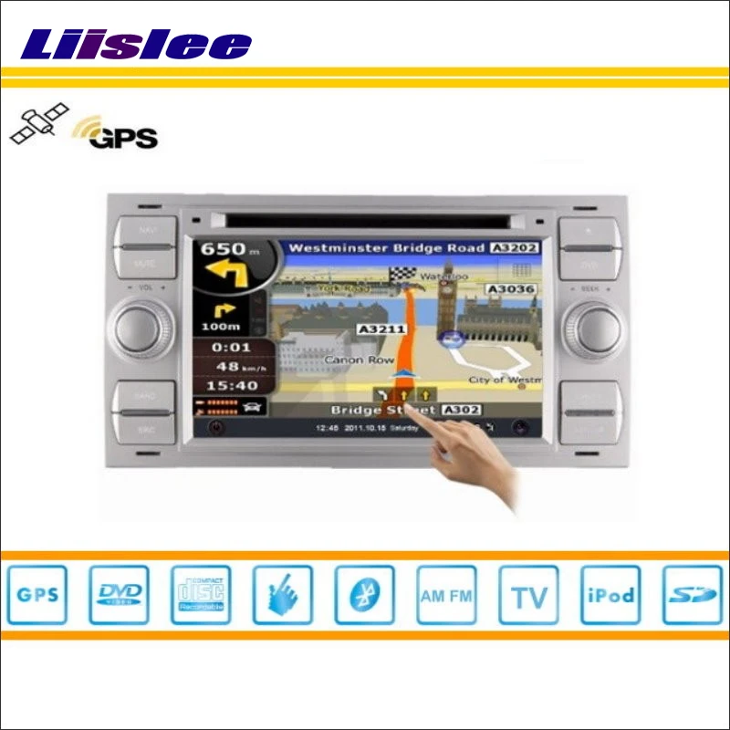 Excellent Liislee Car Android Multimedia For Ford For Focus For C-Max 2005~2007 Radio DVD Player GPS Navigation Audio Video Stereo System 0