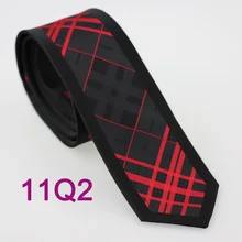 YIBEI coahella Ties черный обтягивающий галстук черный красный полосатый клетчатый вязаный жаккардовый галстук Gravata 6 см