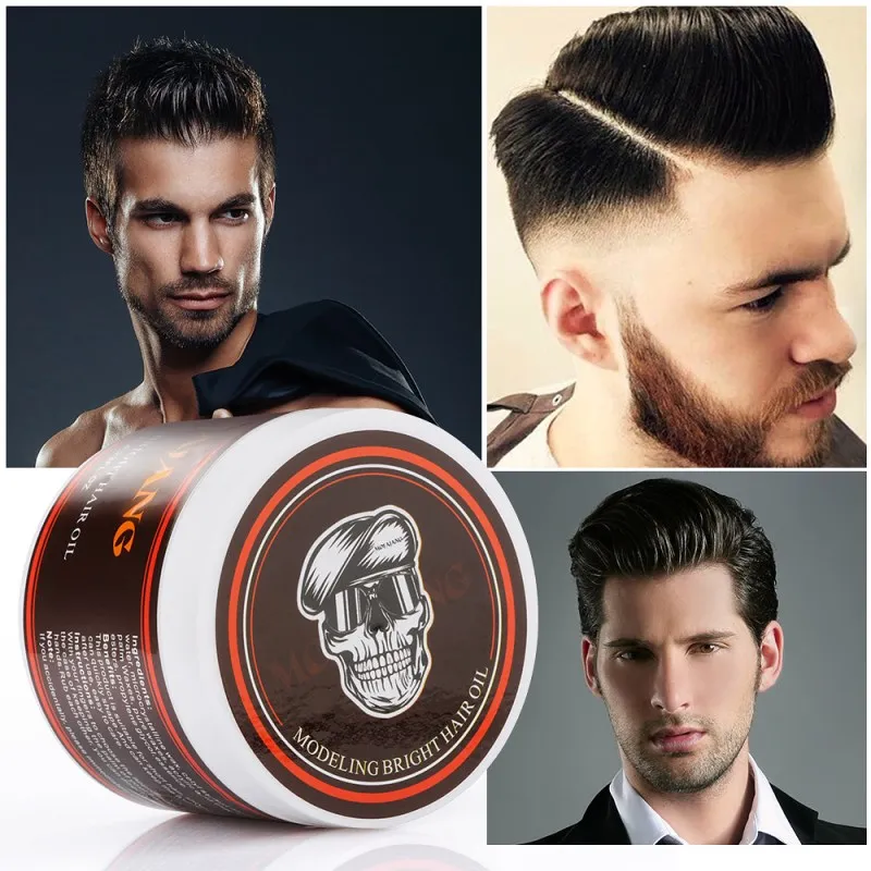 

2pcs/pack mofajang hair wax styling retro hair oil hair pomade clay for men mat finishing
