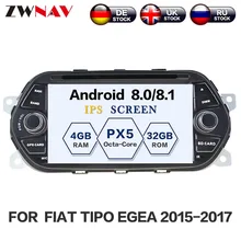 Android 8.1 Car DVD Player GPS navigation for FIAT TIPO EGEA 2015-2017 Satnav multimedia player head unit radio tape recorder