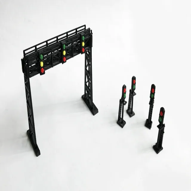 Train railway model scene N ratio 1160 1150 gantry and signal light