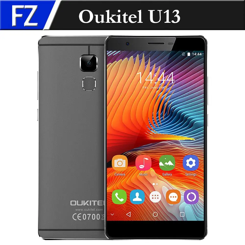OUKITEL U13 5.5 &quotFHD MTK6753 окта-ядерный Android 6.0 4 Г Телефон Интерполяции 16MP КАМЕРА 3 ГБ