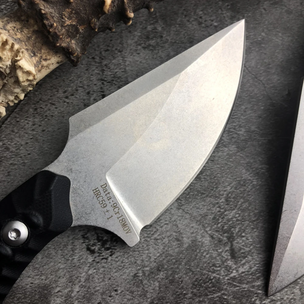 SharpFoundary 9Cr18Mov фиксированным лезвием Ножи G10 ручка высокая твердость Sharp