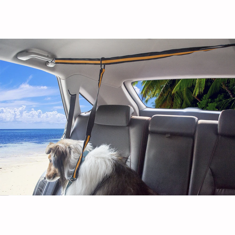 

Car Using Adjustable Portable Durable Safty Travel Car Vehicle Pet Seat Belt Dog Harness Lead Leash Belt