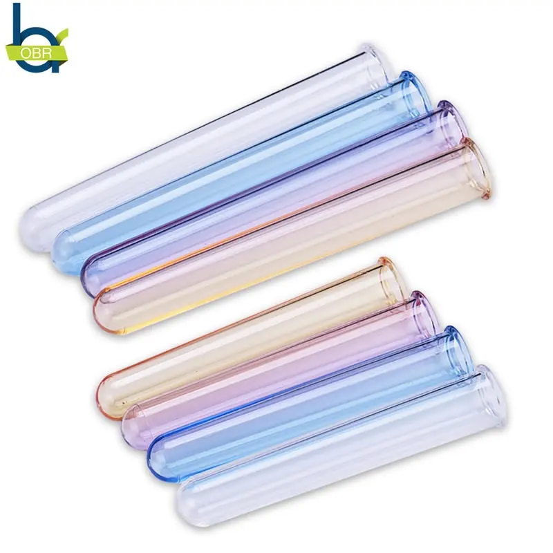 

OBR 4Pcs Plastic Test Tube Shot Set Cocktail Tool Unique Glasses Martini Tequila Mixer Wine Beer Pong Bar Bartender Accessories
