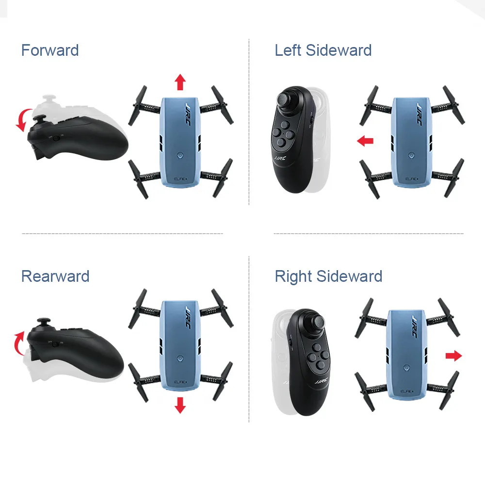 In Stock JJR/C JJRC H47 ElFIE Plus Drone with Camera 720P hd WIFI FPV Upgraded G-sensor Control Fol