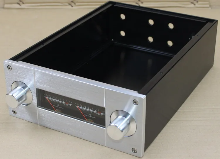 WA53 VU Meter Full aluminum preamplifier chassis/AMP case Enclosure