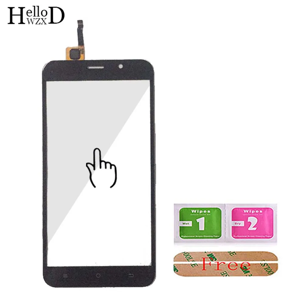 5.5'' Mobile Phone Touch Panel For Cubot Dinosaur Touch Screen Glass Digitizer Panel Front Glass Lens Sensor Tools Free Adhesive
