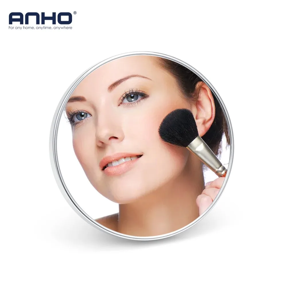 ANHO maquillaje espejo giratorio baño 3X espejo tonto giratorio espejo de belleza de doble cara de espejo de baño de maquillaje