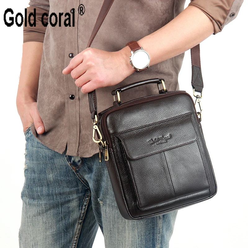 

MEIGARDASS Genuine Leather Messenger Bags for Men Handbags Business Casual Shoulder Bag male Totes Flap Crossbody Bags bols