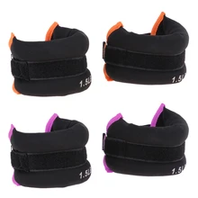 Пара лодыжки манжеты на запястье устойчивый к сопротивлению пробежки тренировочные приспособления песок наполнение Вес ремни Brace-1,5 lb& 1 lb