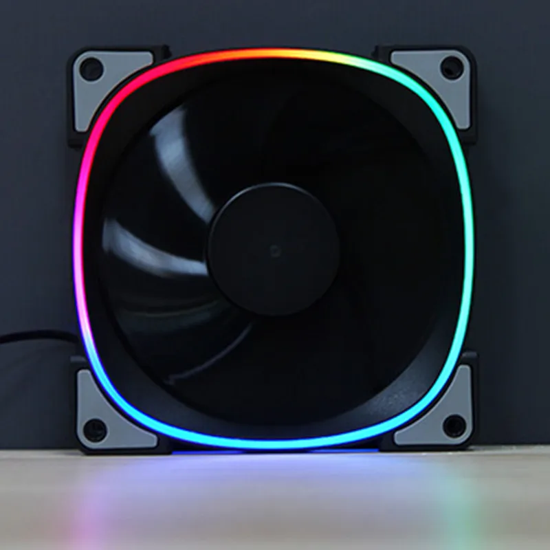 JONSBO PC светодиодный 120 мм вентилятор охлаждения чехол охлаждающий двойная линия