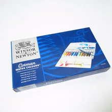 Winsor& Newton Cotman акварельные краски в наборе краски ing Plus 12 тюбиков 8mlx12 цветов