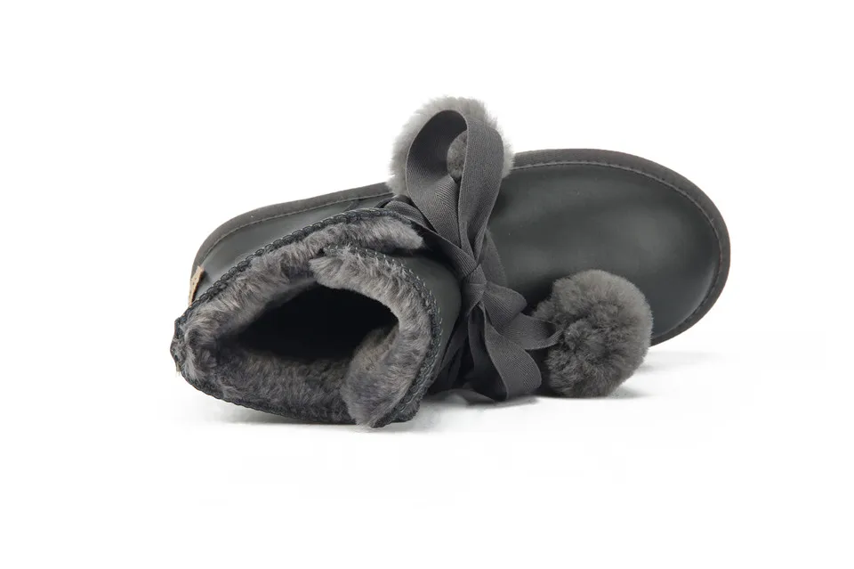 MBR FORCE/высококачественные австралийские классические модные зимние сапоги из натуральной кожи; женская теплая зимняя водонепроницаемая обувь для женщин