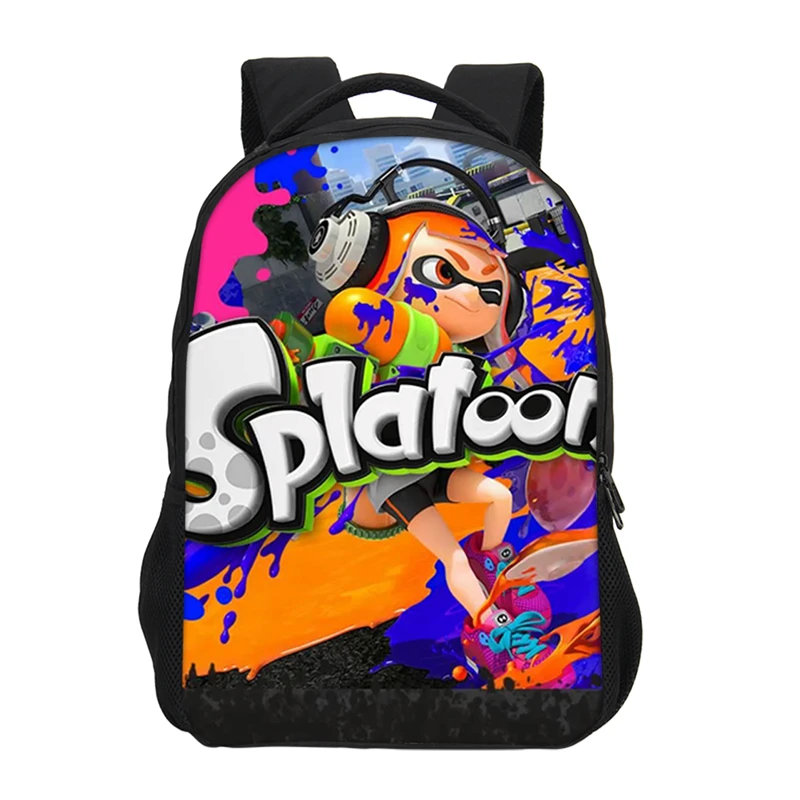 VEEVANV женские рюкзаки модные 3D принт Splatoon 2 детские Mochila для девочек студентов