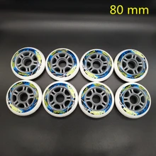 Роликовые колеса для катания на коньках 82 А, подшипник ABEC-9, 8 шт./лот