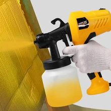 Electric Handheld Spray Gun Paint Sprayers High Power Home Electric Airbrush For Painting Cars Wood Furniture Wall Woodworking