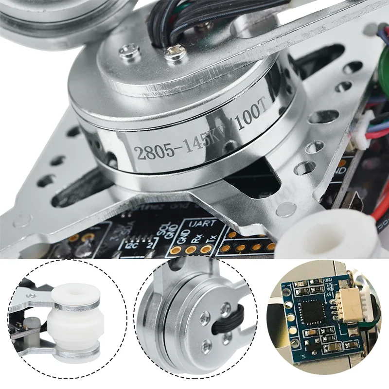 3 Axis Brushless Gimbal Camera Mount& 32bit Storm32 Controller Broad For Gopro3 Gopro4 SJ4000 Xiaoyi Camera DIY FPV