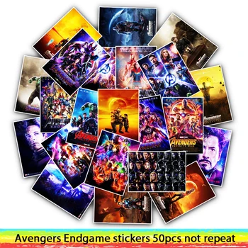 

50PCS The New Movie The Avengers Endgame Stickers Character Sticker For DIY Luggage Laptop Skateboard Motorcycle Phone Sticker
