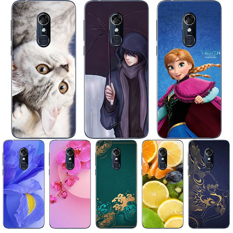 Милый Модный цветочный чехол для Alcatel 1X 2019 5008Y 5 дюймов чехлы с рисунком мягкий из