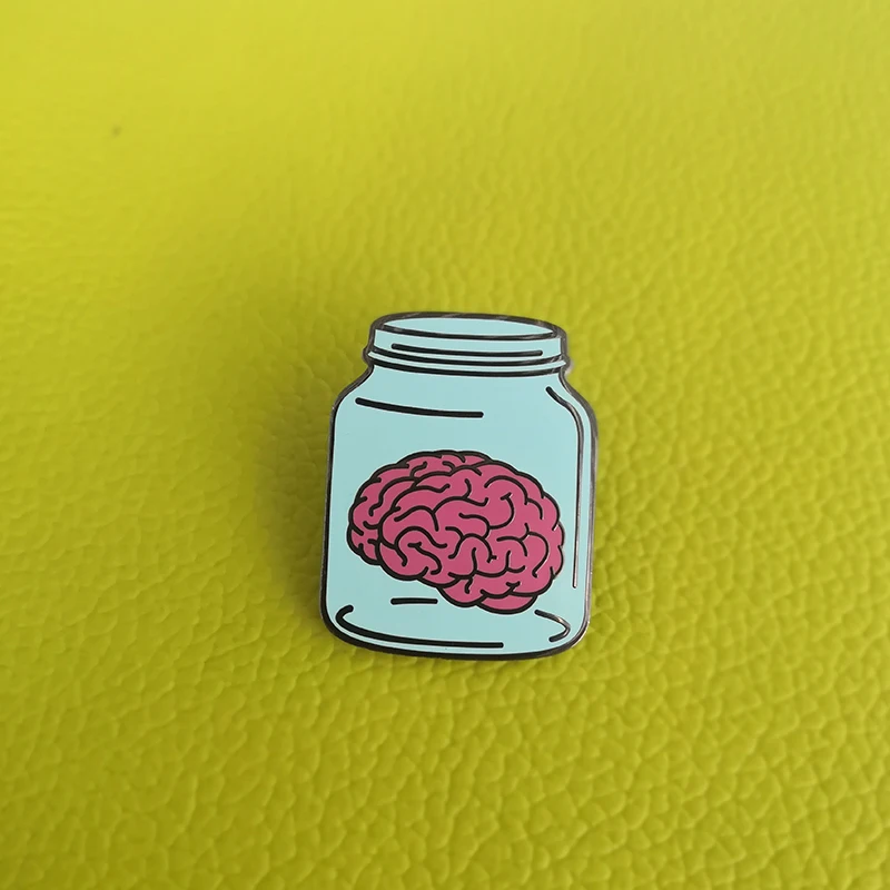 

Brain Enamel Lapel Pin Medical and Anatomy brooch Neurology Pins for Doctors and Nurses