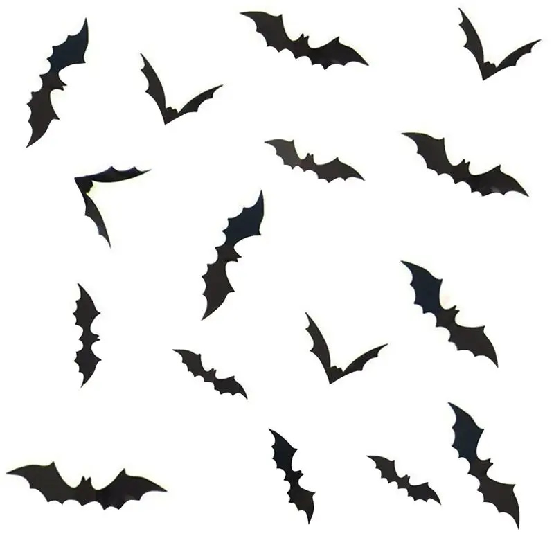 3sets 12pcsset removable 3d bat stickers wall window stickers halloween bats decorationschina - Halloween Bats Decorations 3sets 12pcsset removable 3d bat stickers wall window stickers halloween bats decorationschina - Halloween Bats Decorations