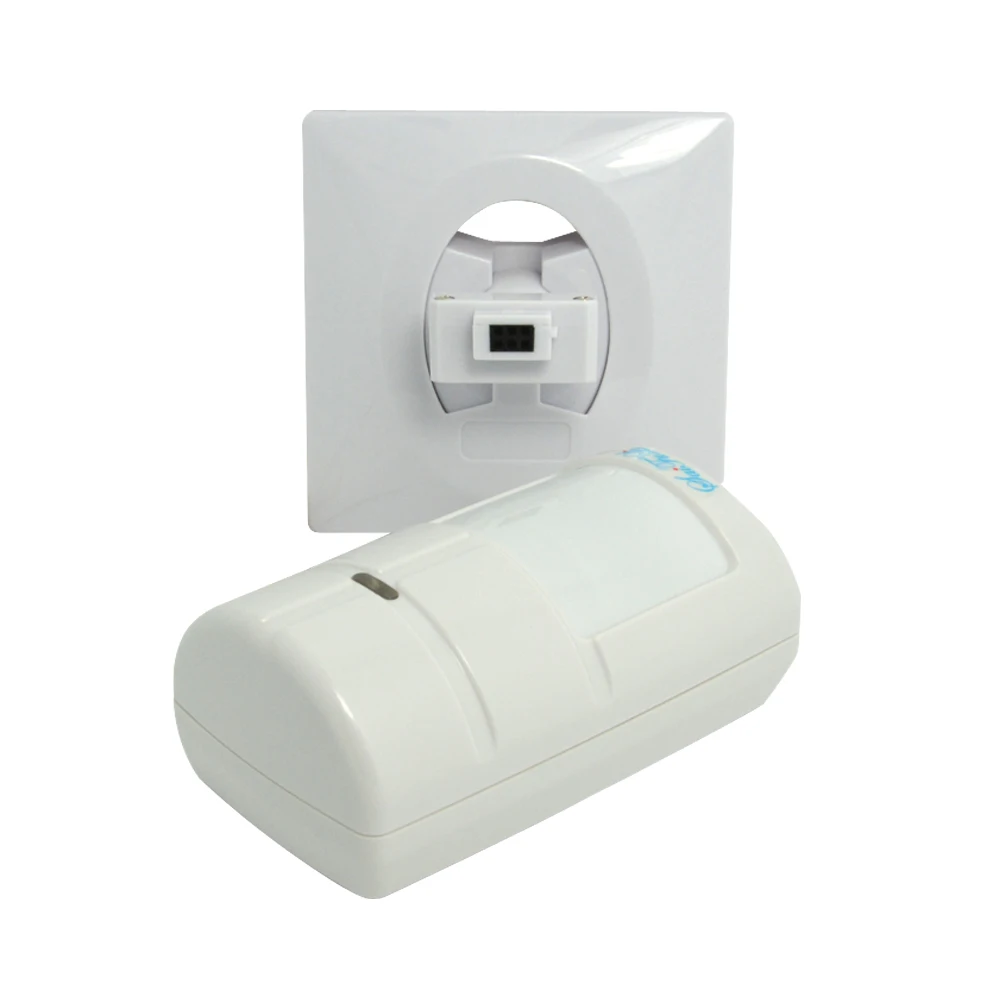 1 PCS Indoor Wall mounted holder wired font b alarm b font infrared motion sensor
