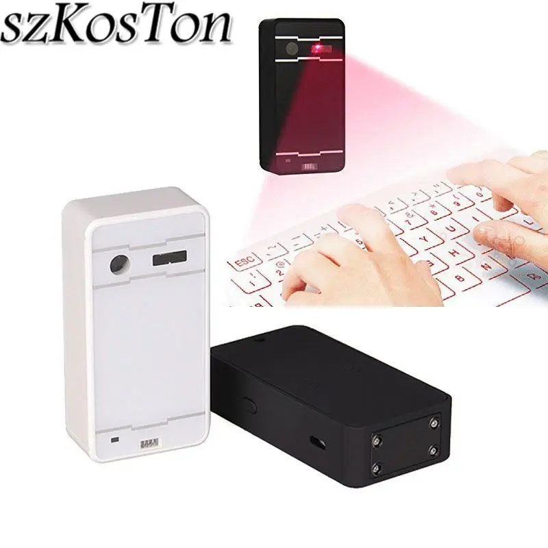 Mini Portable Bluetooth Wireless Laser Virtual Projection Keyboard ABS Bluetooth Keyboard with Mouse and Gesture Functions Mini Portable Bluetooth Wireless Laser Virtual Projection Keyboard ABS Bluetooth Keyboard with Mouse and Gesture Functions