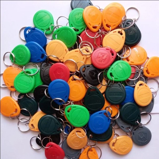 Free Shipping 100pcs/Lot Rfid Tag 125Khz keyfobs Access Control Smart Card chamberlain universal remote