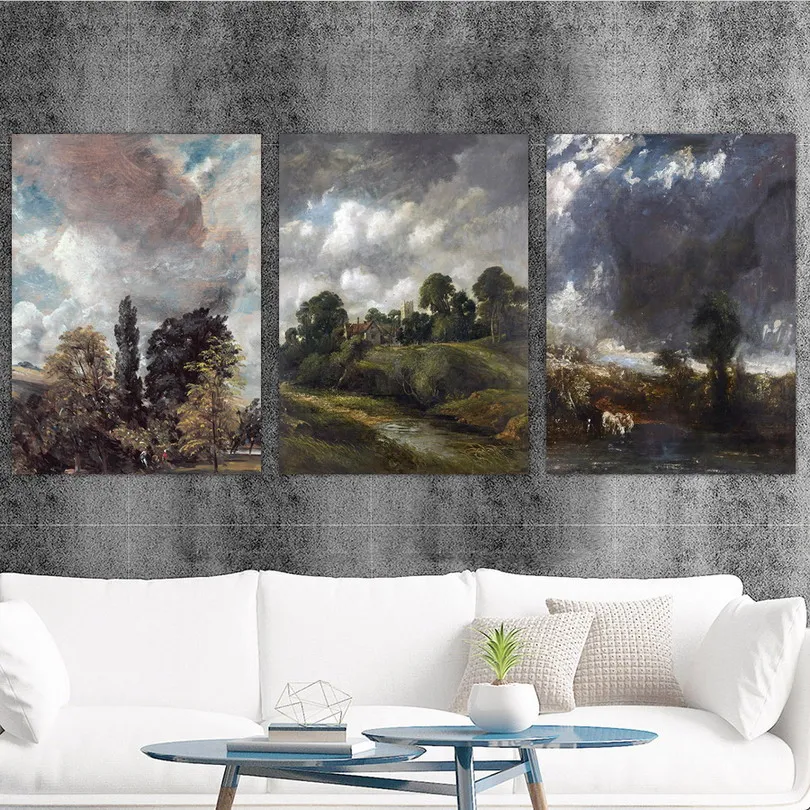 

Home Decoration Print Canvas Art Wall Pictures Poster Canvas Printings Paintings British John Constable Grove