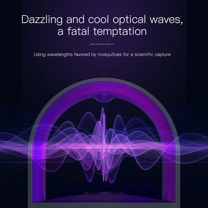Skup Baseus lampka usb elektryczna lampa przeciw komarom lampa led na komary lampa kontrolna owad pułapka domowe szkodniki kontrola łapka na owady