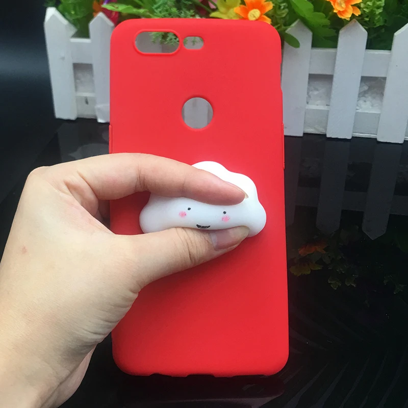 Cute 3d Squishy Cat Silicon TPU Soft Case For oneplus 6 Candy Color Back Cover one plus 5T one plus 5 T 1+5 1+5T 1+6 phone cases (13)