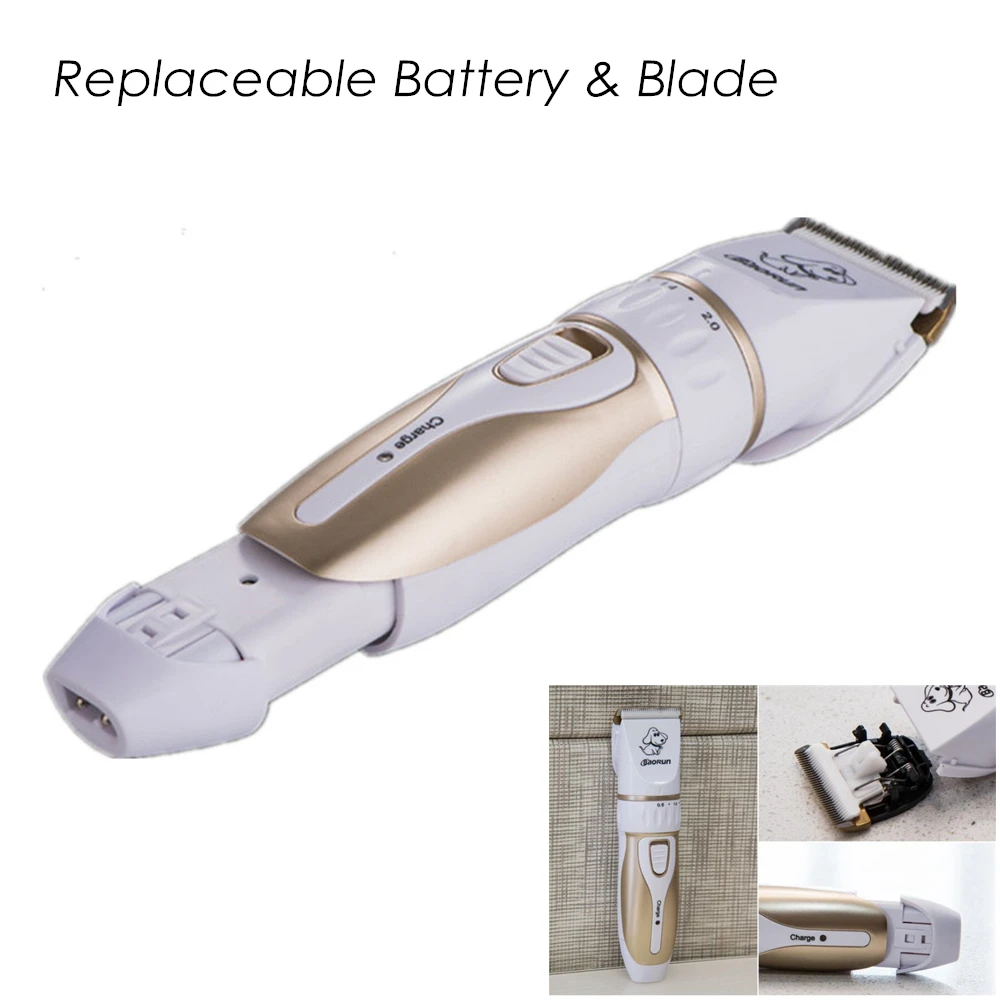 BaoRun P2 P3 Professional Pet Cat Dog Hair Trimmer Rechargeable Animal Grooming Clipper Shaver Dog Hair Cutting Machine Comb Kit hair trimmer pet clipper dog hair trimmer pet hair trimmer dog clipper