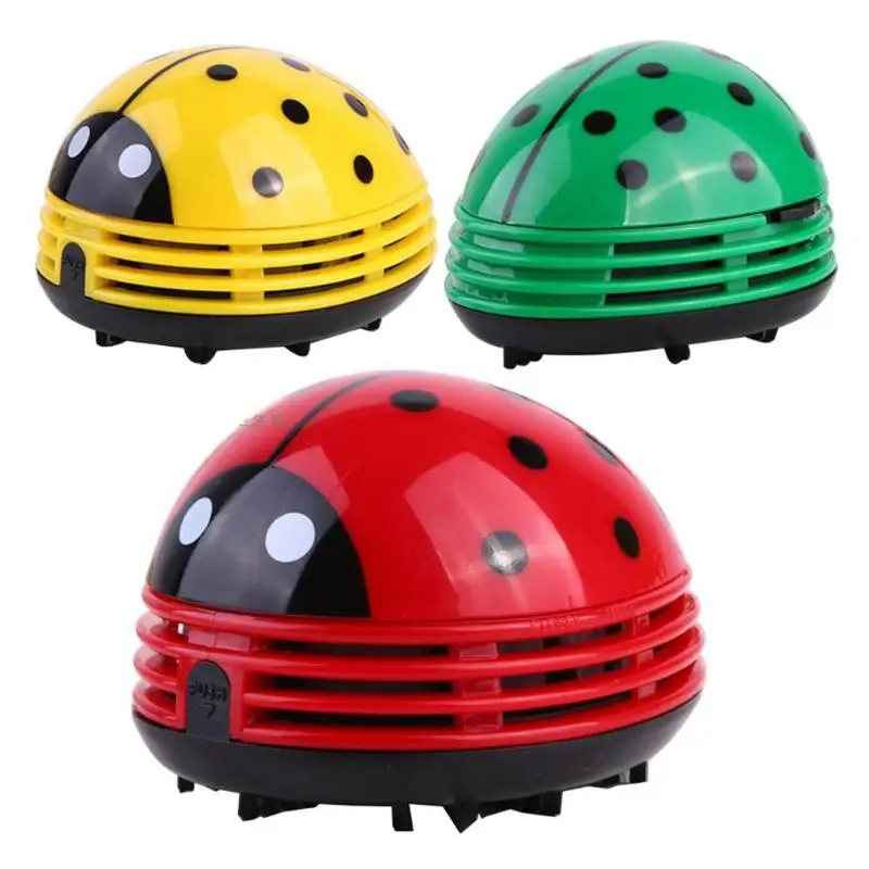 Ladybug Mini Table Vacuum Cleaner Mushroom Corner Desk Table Dust Vacuum Cleaner For Car Home Computer Sweeper Ladybug Mini Table Vacuum Cleaner Mushroom Corner Desk Table Dust Vacuum Cleaner For Car Home Computer Sweeper