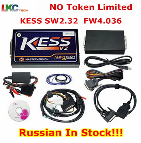 

Russion in stock ! No Token Limited KESS V2.32 Manager Tuning Kess V2 V4.036 ECU Chip Tuning Universal Car ECU Programmer