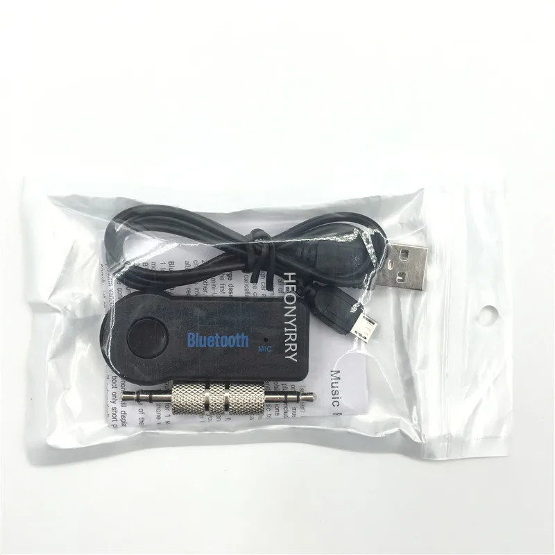 Bluetooth приемник 3,5 мм разъем для автомобиля AUX аудио портативный беспроводной адаптер для динамика наушников автомобильные комплекты громкой связи