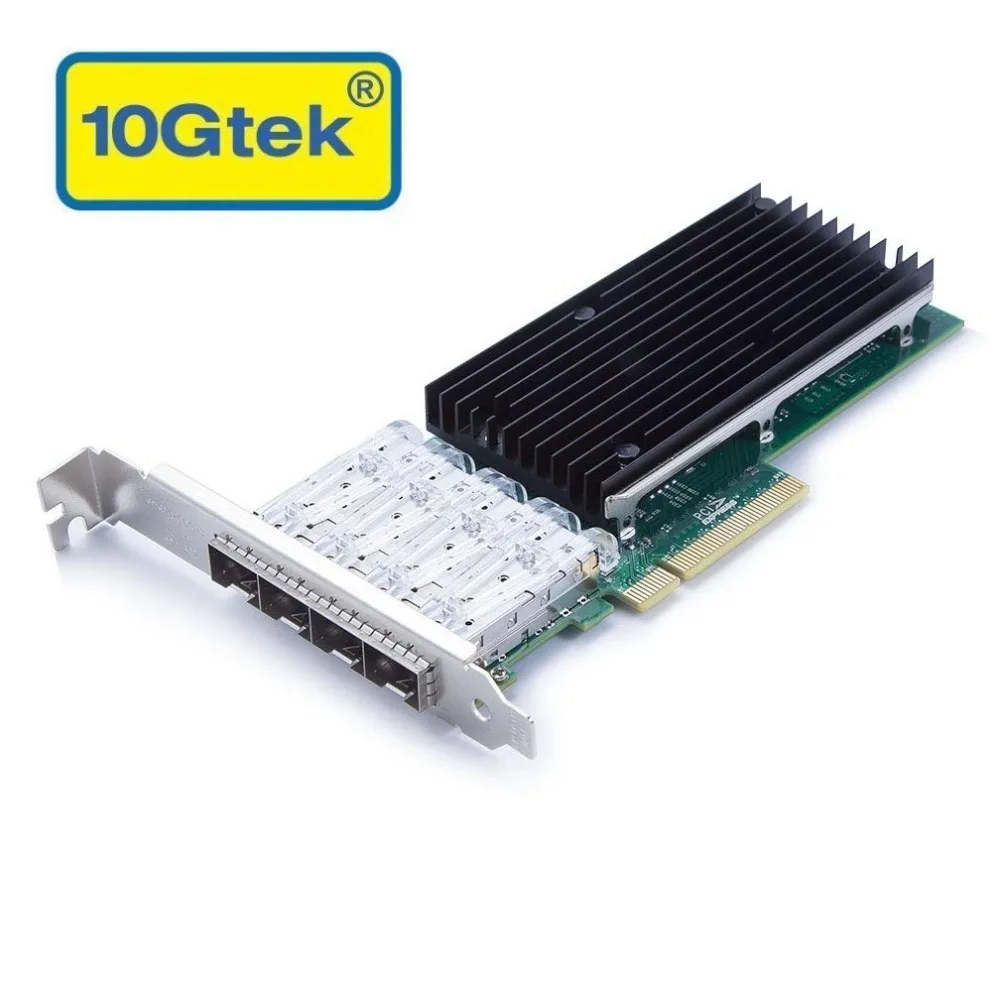 10Gtek для XL710-QDA1, 40GbE конвергентный сетевой адаптер(NIC), один QSFP+ порт, 40 Gigabit Ethernet PCI Express CNA/NIC