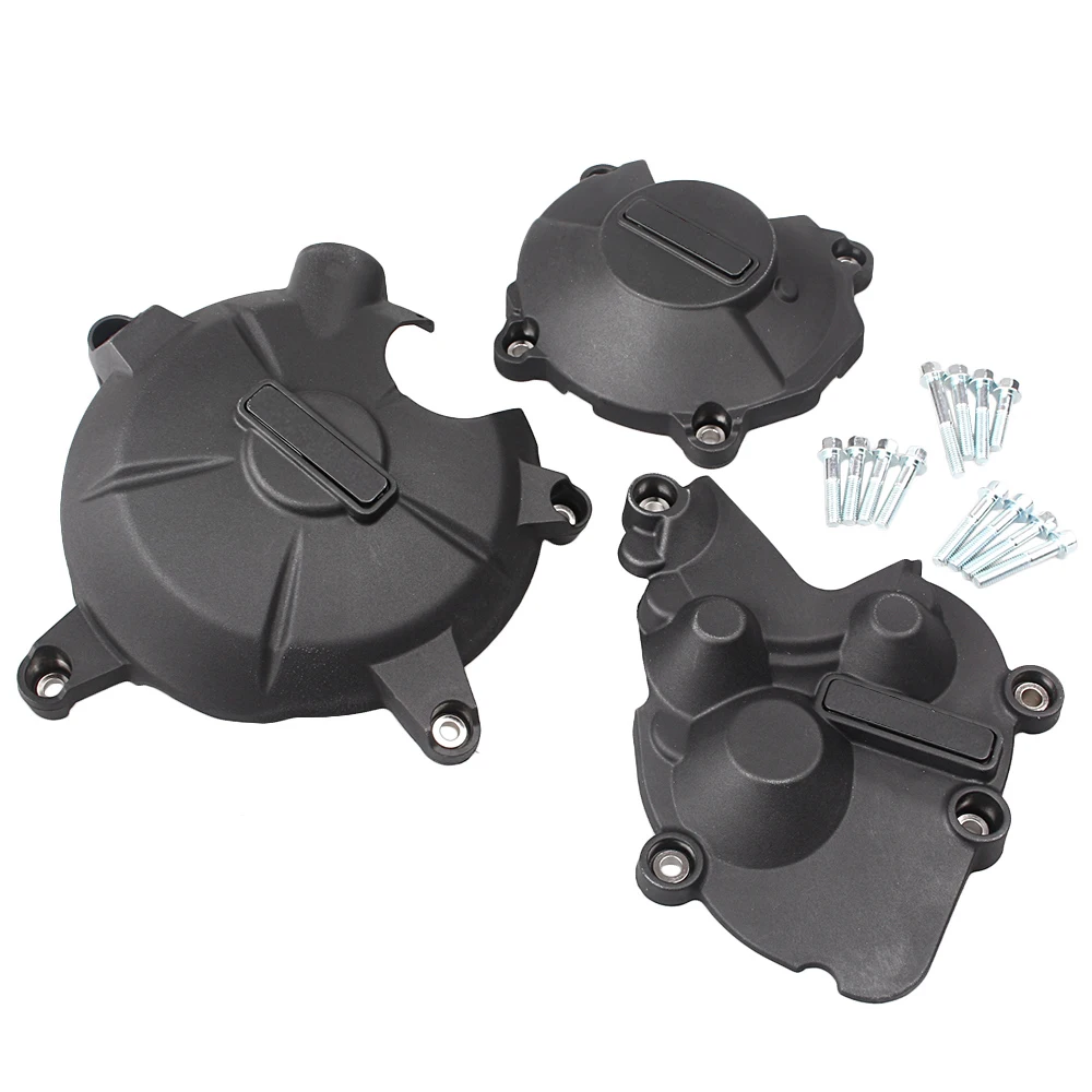 Engine Stator Cover Case Crankcase Set For Kawasaki ZX6R 2009 2010 2011 2012 2013 2014 2015 2016 Quality ABS Plastic + Carber Engine Stator Cover Case Crankcase Set For Kawasaki ZX6R 2009 2010 2011 2012 2013 2014 2015 2016 Quality ABS Plastic + Carber